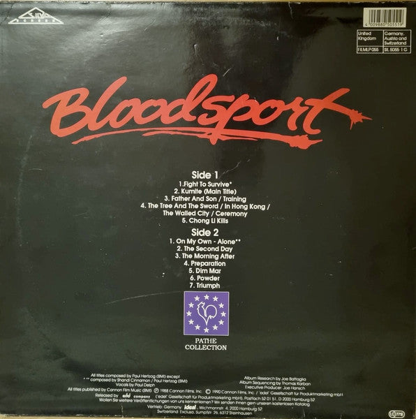 Paul Hertzog : Bloodsport (Based On A True Story.) (LP)