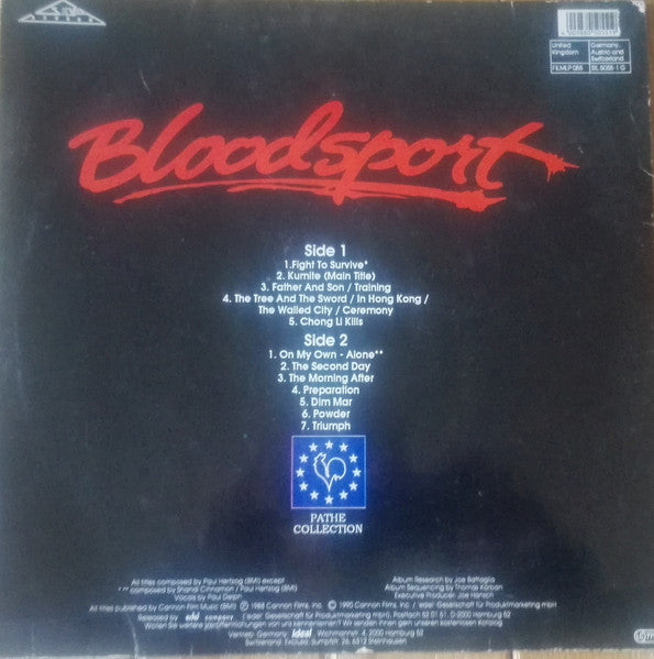 Paul Hertzog : Bloodsport (Based On A True Story.) (LP)