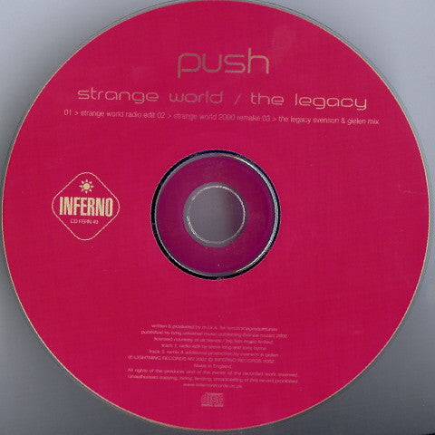 Push : Strange World / The Legacy (CD, Single)