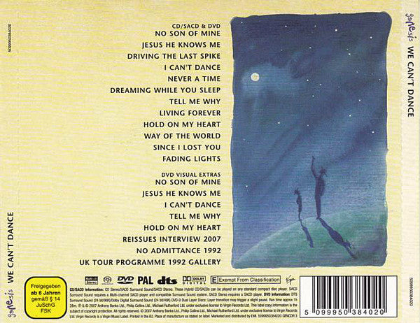 Genesis : We Can&#39;t Dance (SACD, Hybrid, Multichannel, Album, RE, RM + DVD-V,)