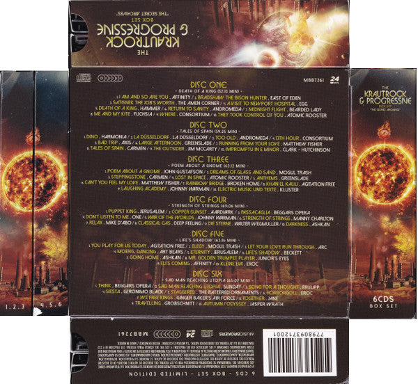 Various : The Krautrock &amp; Progressive Box Set "The Secret Archives" (6xCD, Comp, Dlx, Ltd + Box, Comp)