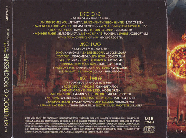 Various : The Krautrock &amp; Progressive Box Set "The Secret Archives" (6xCD, Comp, Dlx, Ltd + Box, Comp)