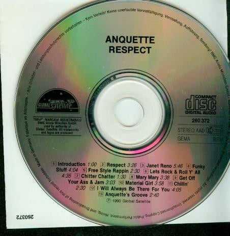 Anquette : Respect (CD, Album)