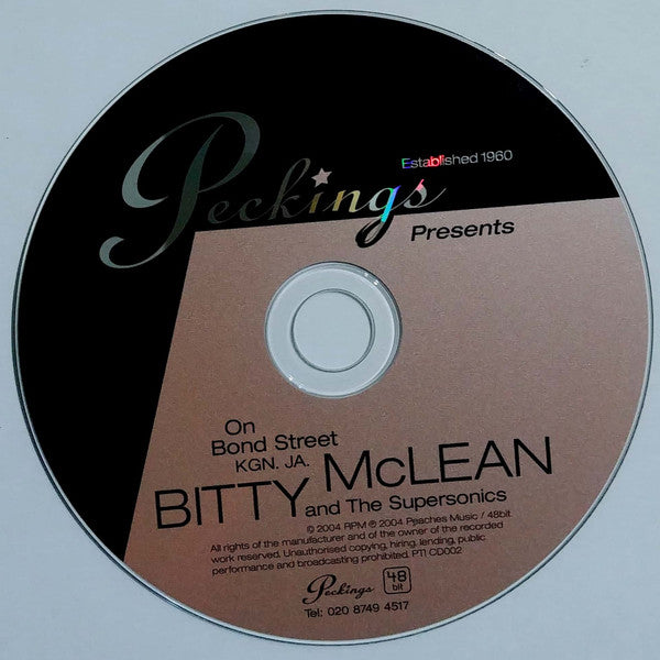 Bitty Mclean &amp; The Supersonics : On Bond Street Kgn. JA. (CD, Album)
