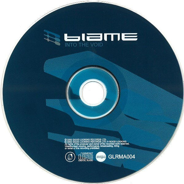 Blame : Into The Void (CD, Album)