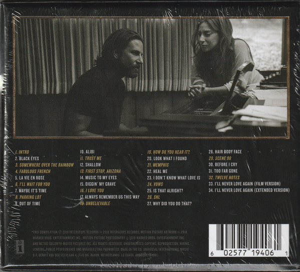 Lady Gaga, Bradley Cooper : A Star Is Born Soundtrack (CD, Album + Box, Dlx, S/Edition)