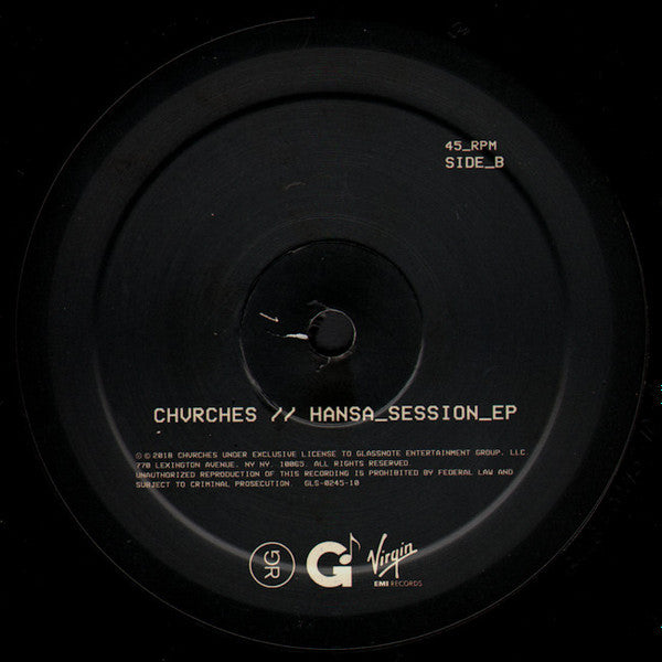 Chvrches : Hansa_Session_EP (10", EP)