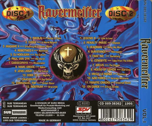 Various : Ravermeister Vol. I (2xCD, Comp)