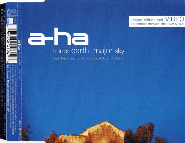 a-ha : Minor Earth | Major Sky (CD, Single, Enh, Ltd)
