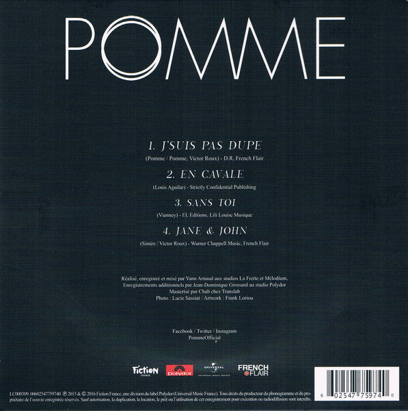 Pomme : En Cavale (CD, EP)