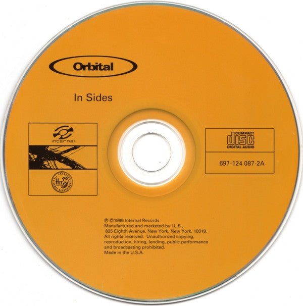 Orbital : In Sides (CD, Album + CD, Comp + Ltd)