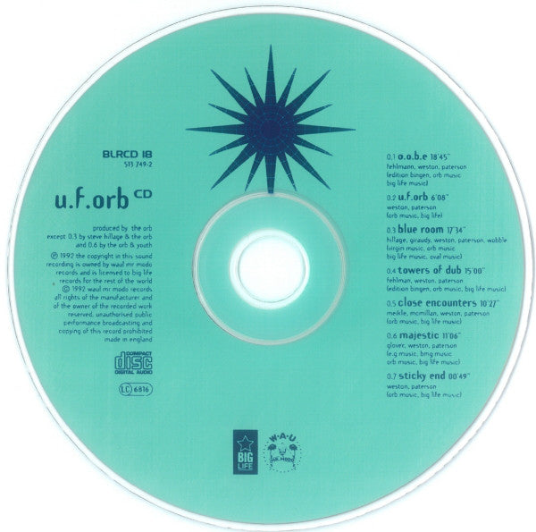 The Orb : U.F.Orb (CD, Album)