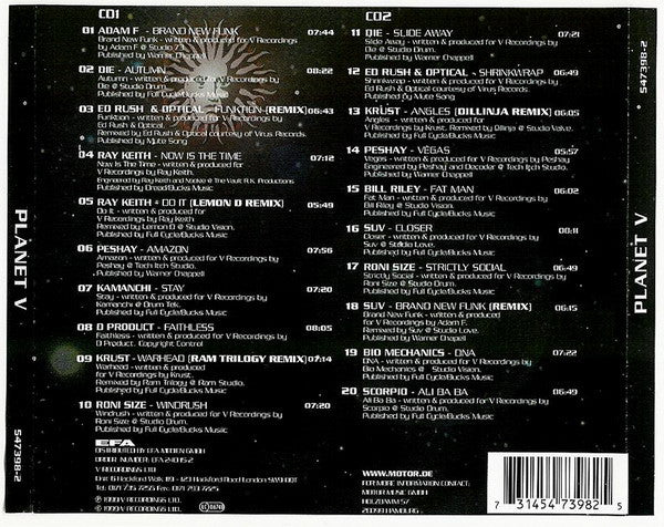 Various : Planet V (2xCD, Album, Comp)
