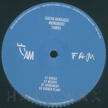 Gacha Bakradze : Monument (12")