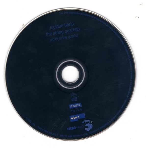 Luciano Berio / Arditti String Quartet* : The String Quartets (CD, Album)