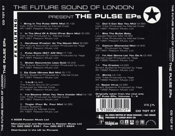 The Future Sound Of London : The Pulse EPs (CD, Comp)