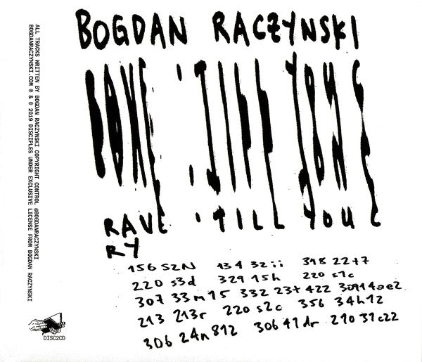 Bogdan Raczynski : Rave &#39;Till You Cry (CD, Album)
