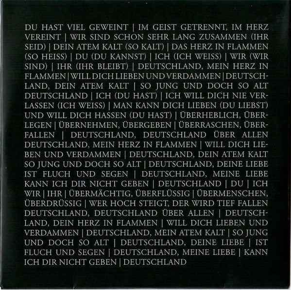 Rammstein : Deutschland (CD, Maxi)