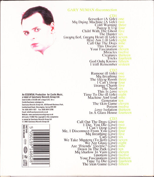 Gary Numan : D1sconn3ction (Box + 3xCD, Comp)