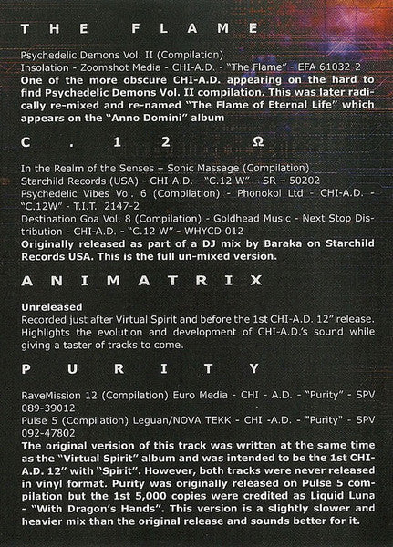 Chi-A.D. : Infinitism (CD, Album)