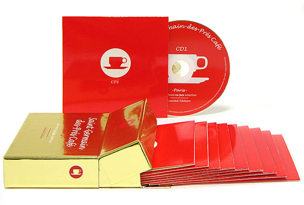 Various : Saint-Germain Des-Prés Café Paris (10xCD, Comp + Box, Ltd)