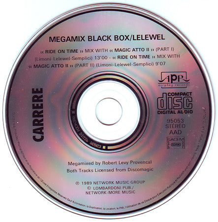 Black Box + DJ Lelewel : Megamix (CD, Maxi, Car)