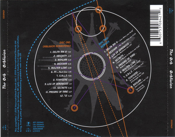 The Orb : Orblivion (2xCD, Album, RM)