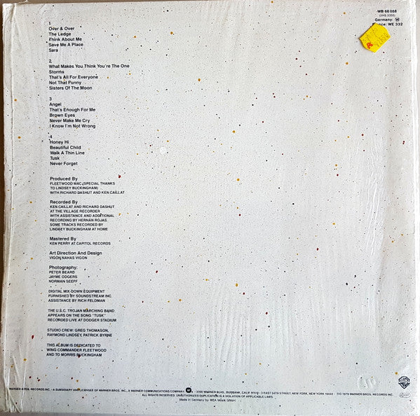 Fleetwood Mac : Tusk (2xLP, Album, RE)