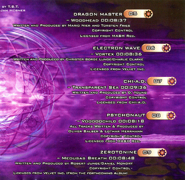 Various : Chakra Violet - A Psychedelic Trance Compilation Vol. 5 (CD, Comp)