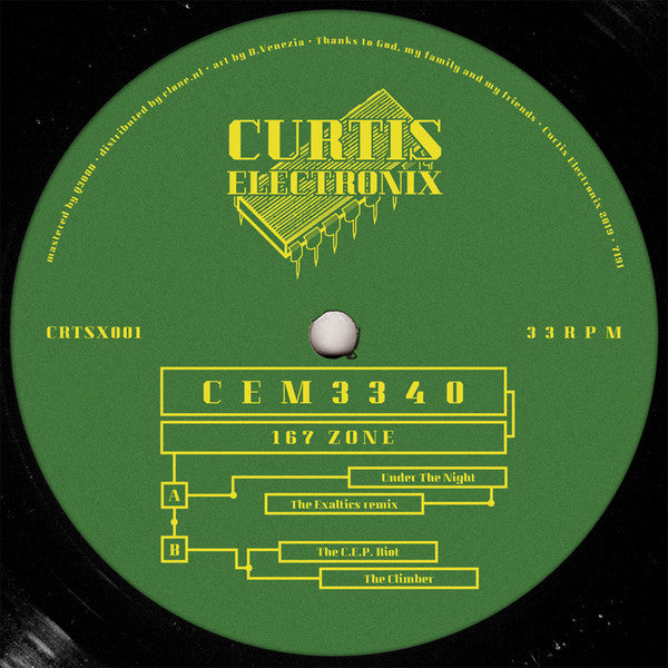 CEM3340 : 167 Zone (12", EP)