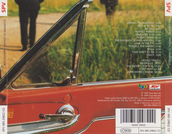 Big Country : Driving To Damascus (CD, Album)