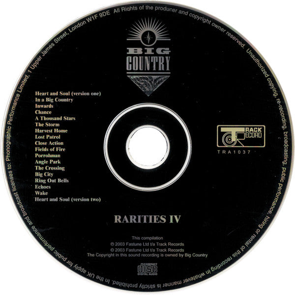 Big Country : Rarities IV (CD, Comp + CD-ROM)