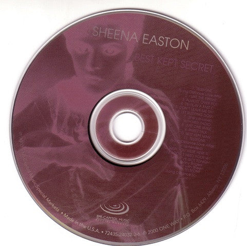 Sheena Easton : Best Kept Secret (CD, Album, RE)