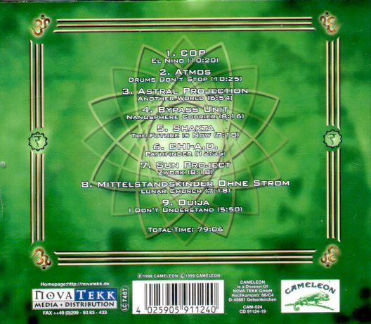 Various : Chakra Green - A Psychedelic Trance Compilation Vol. 3 (CD, Comp)