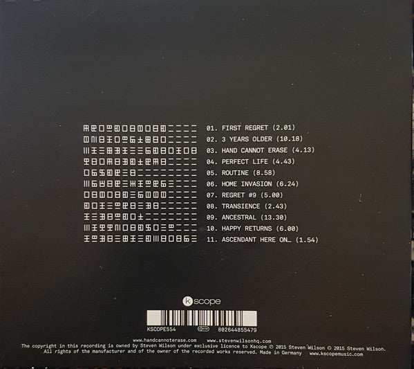 Steven Wilson : Hand. Cannot. Erase. (Blu-ray, Album, Multichannel + CD, Album, RE, S/Ed)