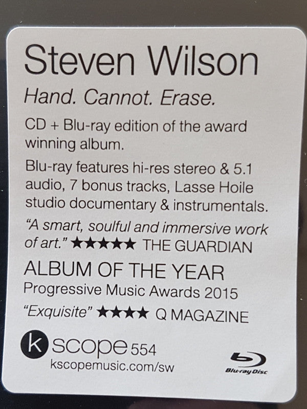 Steven Wilson : Hand. Cannot. Erase. (Blu-ray, Album, Multichannel + CD, Album, RE, S/Ed)