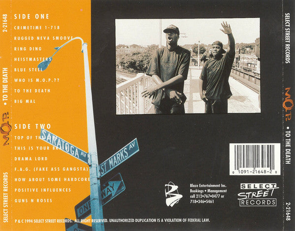 M.O.P. : To The Death (CD, Album)