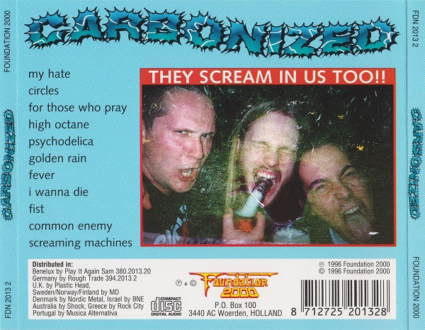 Carbonized : Screaming Machines (CD, Album)