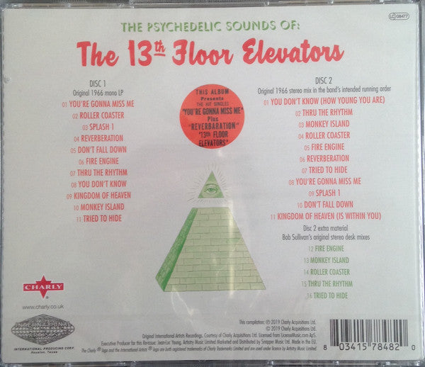 13th Floor Elevators : The Psychedelic Sounds Of The 13th Floor Elevators (2xCD, Album, Mono, RE, RM)