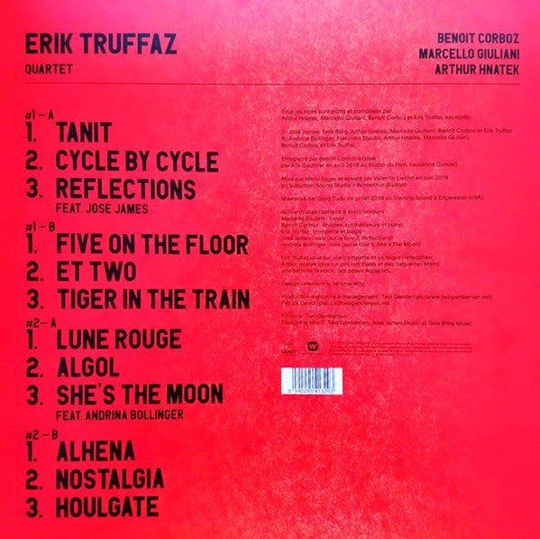 Erik Truffaz Quartet : Lune Rouge (2xLP, Album)