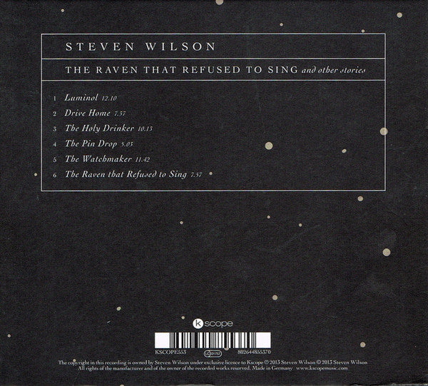 Steven Wilson : The Raven That Refused To Sing (And Other Stories) (CD, Album, RE + Blu-ray, RE, Multichannel)