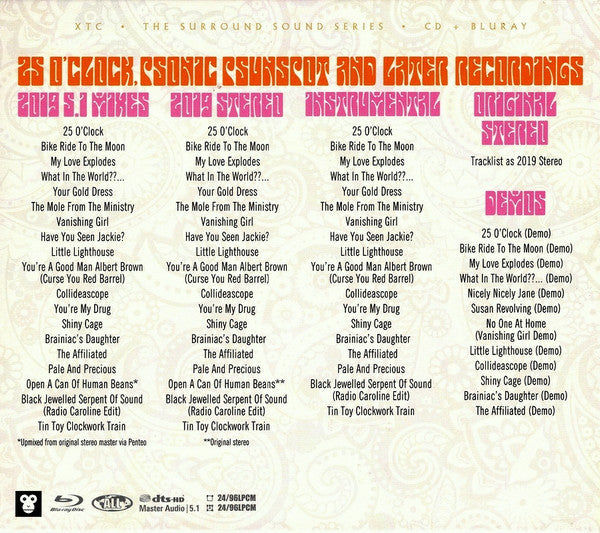 XTC As The Dukes Of Stratosphear : Psurroundabout Ride (CD, Comp + Blu-ray, Blu-ray-A, Comp, Multichannel)