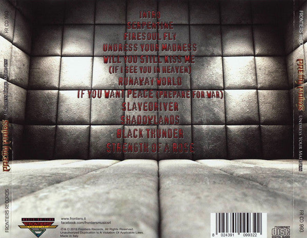 Pretty Maids : Undress Your Madness (CD, Album)