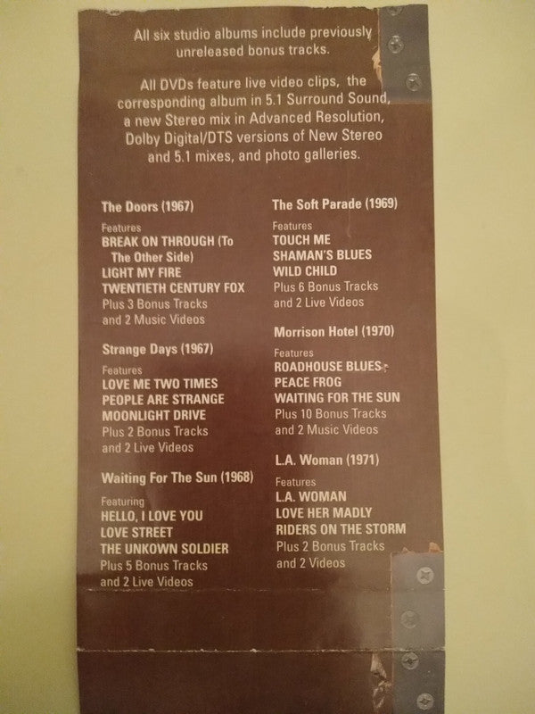 The Doors : Perception (HDCD, Album, RE, RM + DVD-V, Album, RE, Multichann)