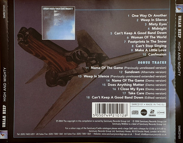 Uriah Heep : High And Mighty (CD, Album, Dlx, RE, RM, Exp)
