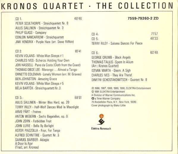Kronos Quartet : The Collection (6xCD, Comp + Box)