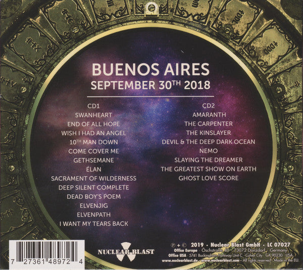 Nightwish : Decades (Live In Buenos Aires) (2xCD, Album, Ltd, Dig)