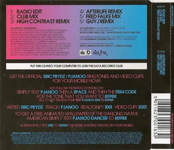 Eric Prydz : Pjanoo (CD, Single, Enh)