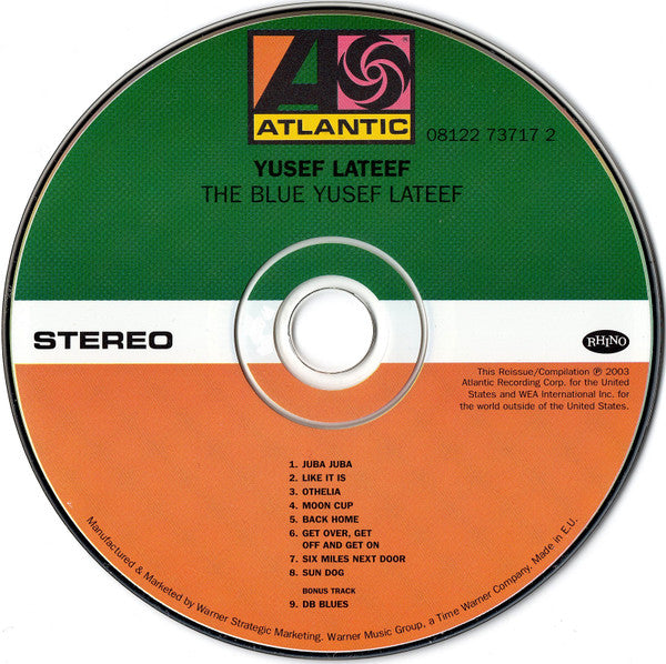 Yusef Lateef : The Blue Yusef Lateef (CD, Album, RE, RM)