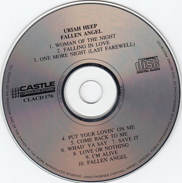Uriah Heep : Fallen Angel (CD, Album)